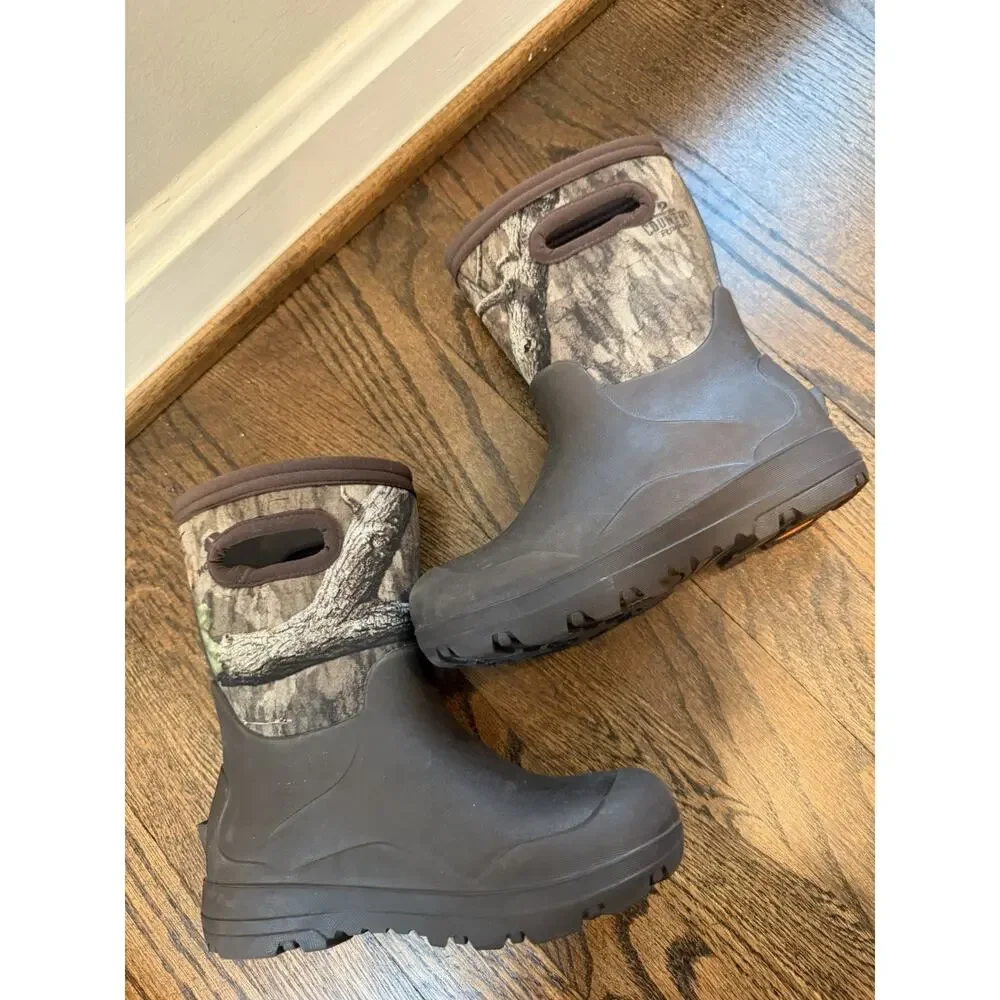 BOG Kids YORK SEAMLESS MOSSY OAK - COUNTRY ROOTS All Weather Boots Sz 12 $85